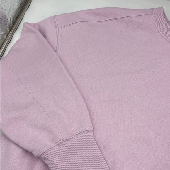 OFFLINE by Aerie Fleece Oversized Crewneck Sweatshirt in Orchid - Picture 3 of 7